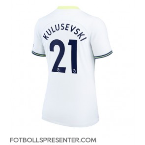Tottenham Hotspur Dejan Kulusevski #21 Hemma Matchtröja Dam 2022-23 Kortärmad